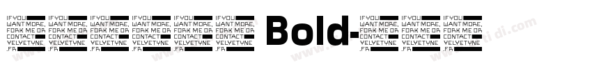 【泽叔】句芒 Bold字体转换